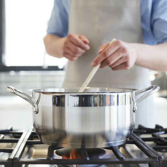 Nuvora Kitchen Classic 11-Piece 3-Ply Stainless Steel Cookware Set