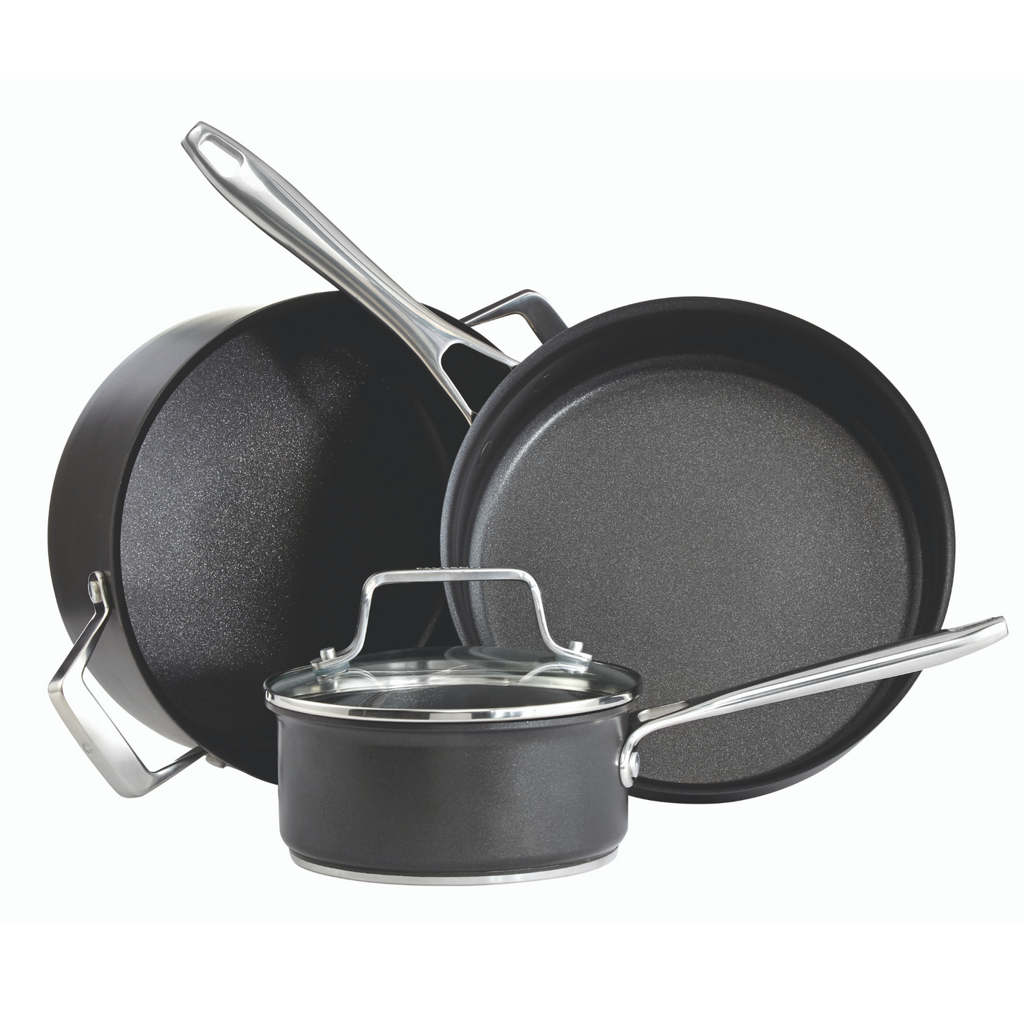 Nuvora Kitchen 12-Piece Hard-Anodized Nonstick Cookware Set