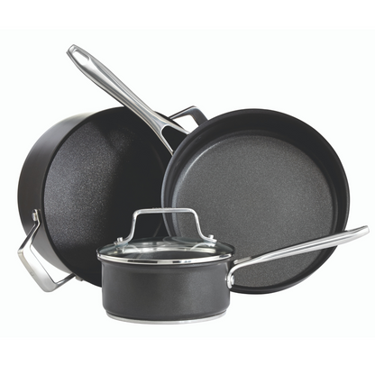 Nuvora Kitchen 12-Piece Hard-Anodized Nonstick Cookware Set