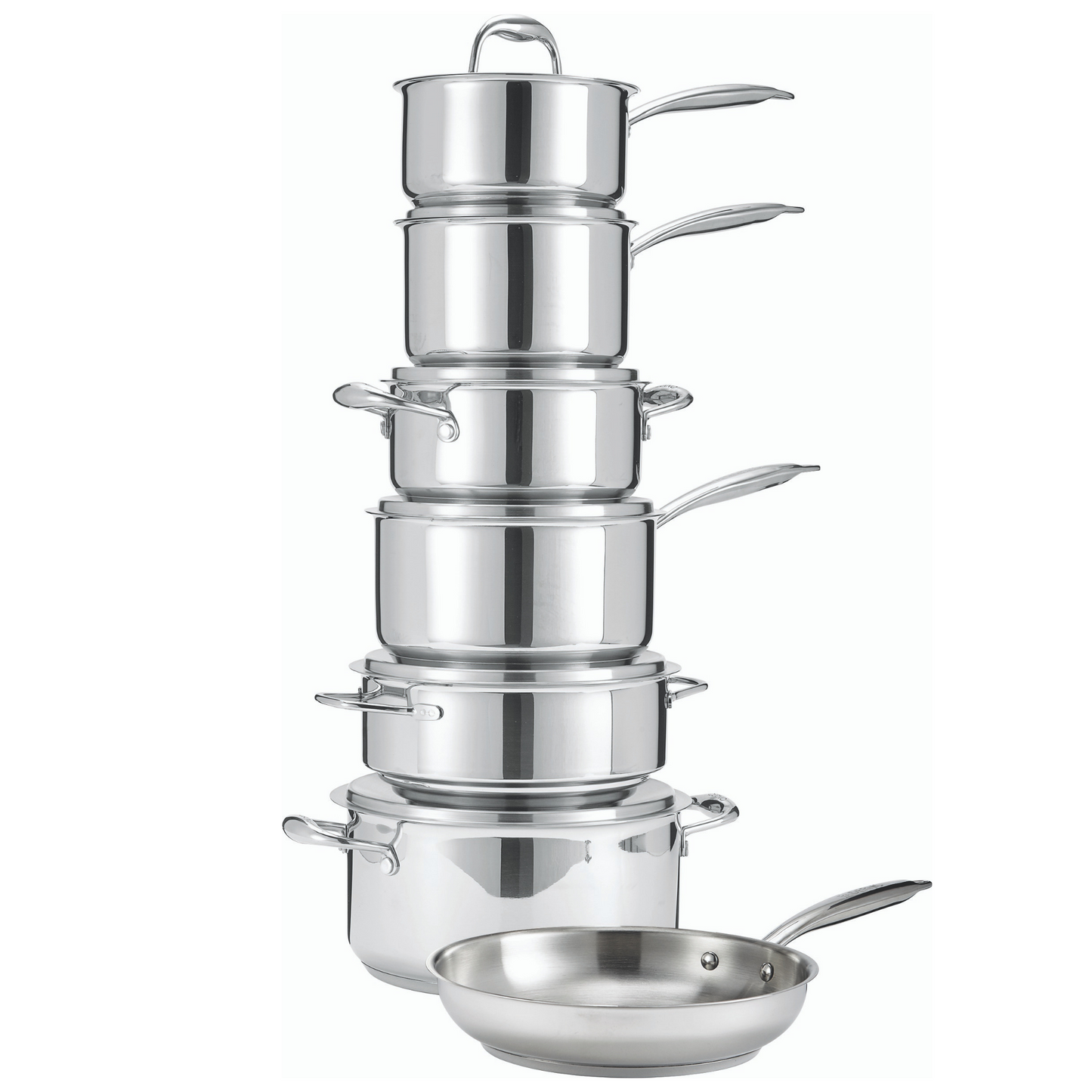 Nuvora Kitchen Signature 13-piece 3-ply Stainless