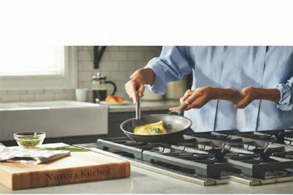 Nuvora Kitchen Classic 12-Piece Champagne Bronze Nonstick Aluminum Cookware Set